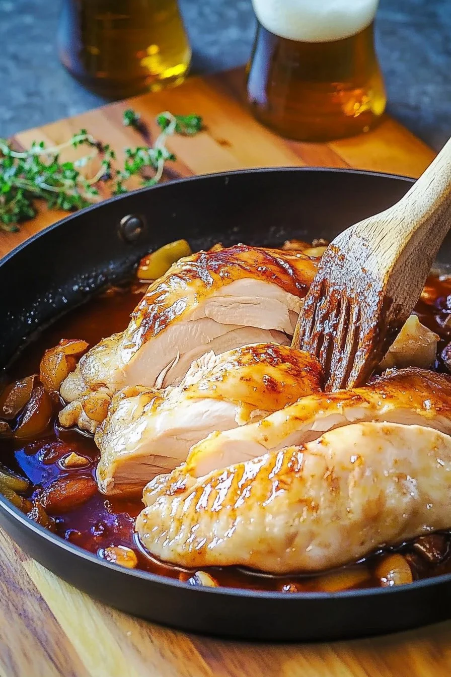 POLLO CON CERVEZA