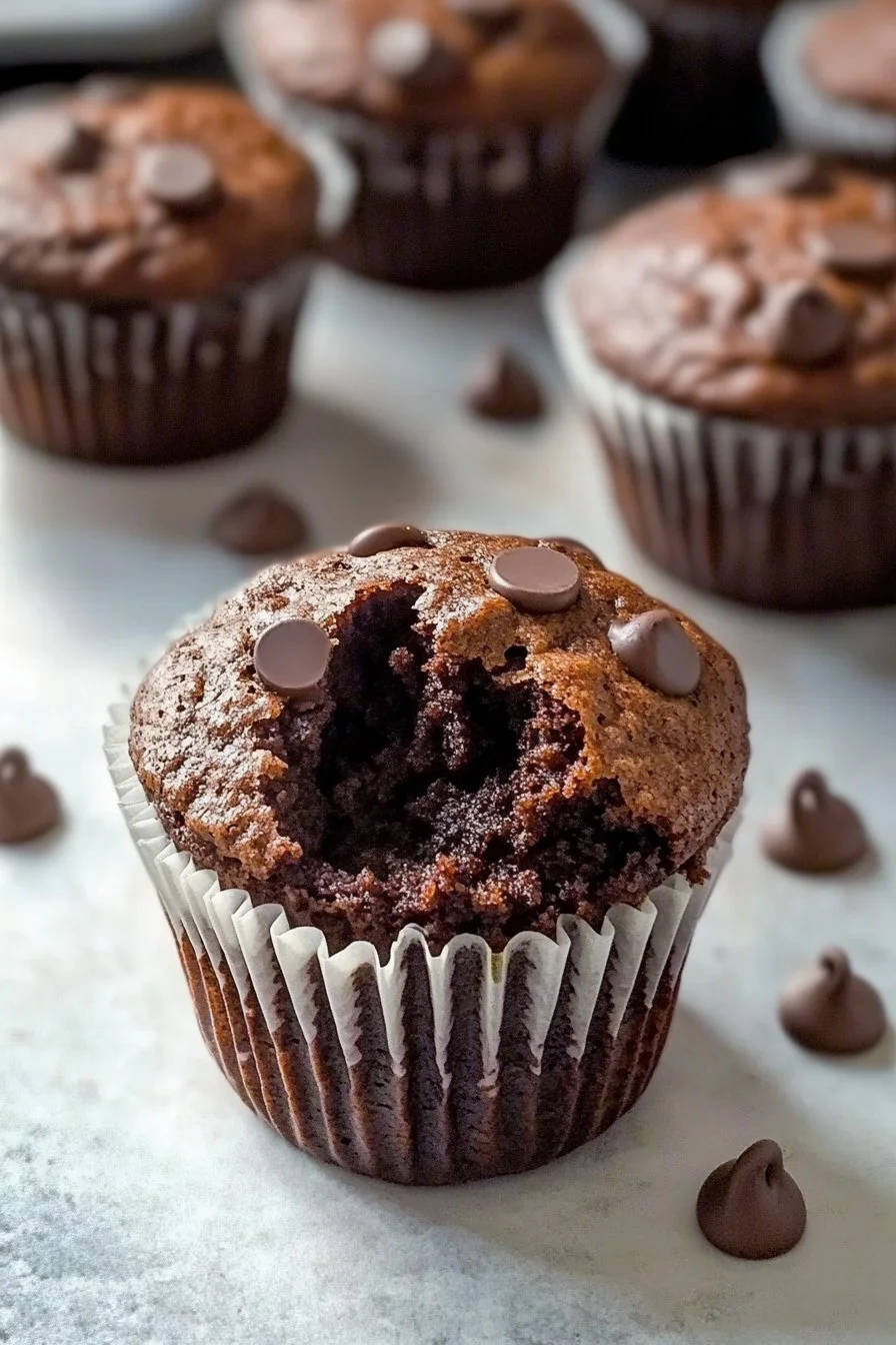 Muffins de Doble Chocolate