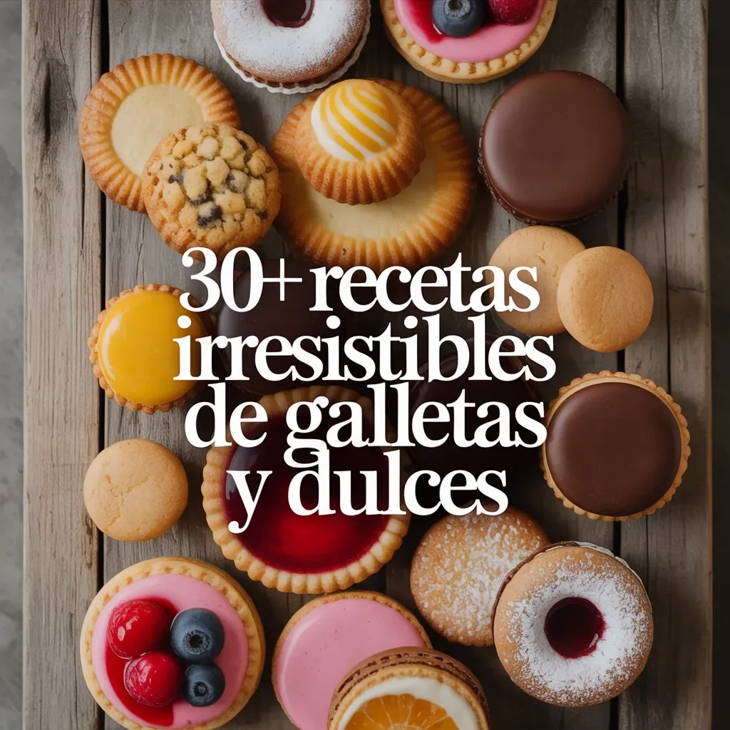 30+ Recetas Irresistibles de Galletas y Dulces
