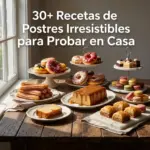 30+ Recetas de Postres Irresistibles para Probar en Casa