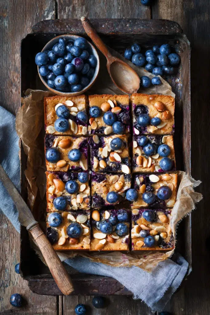 Blondies de Frutas y Nueces