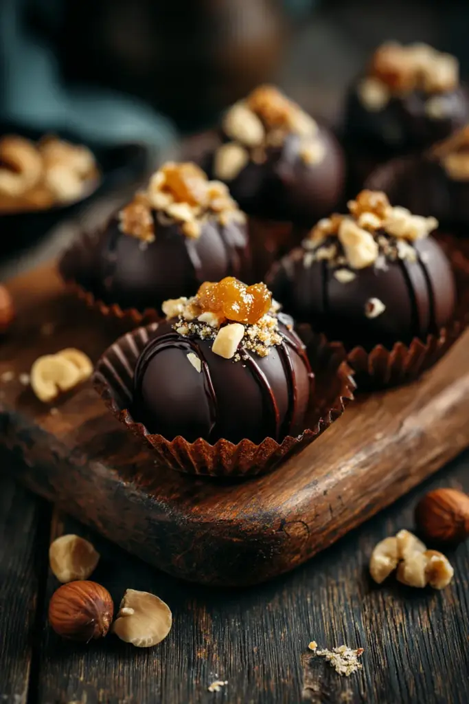 Bombones de Chocolate Caseros
