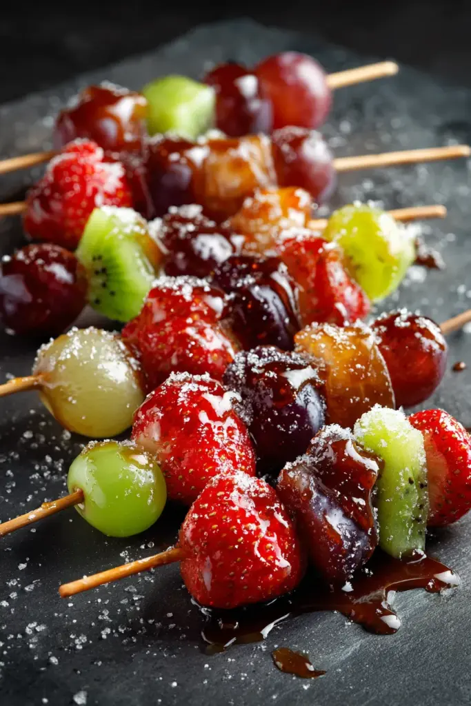 Brochetas de Fruta Tanghulu