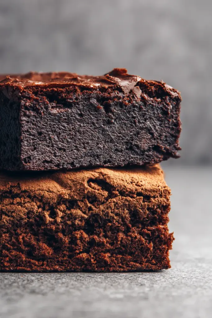Brownies Fudgy vs. Cakey