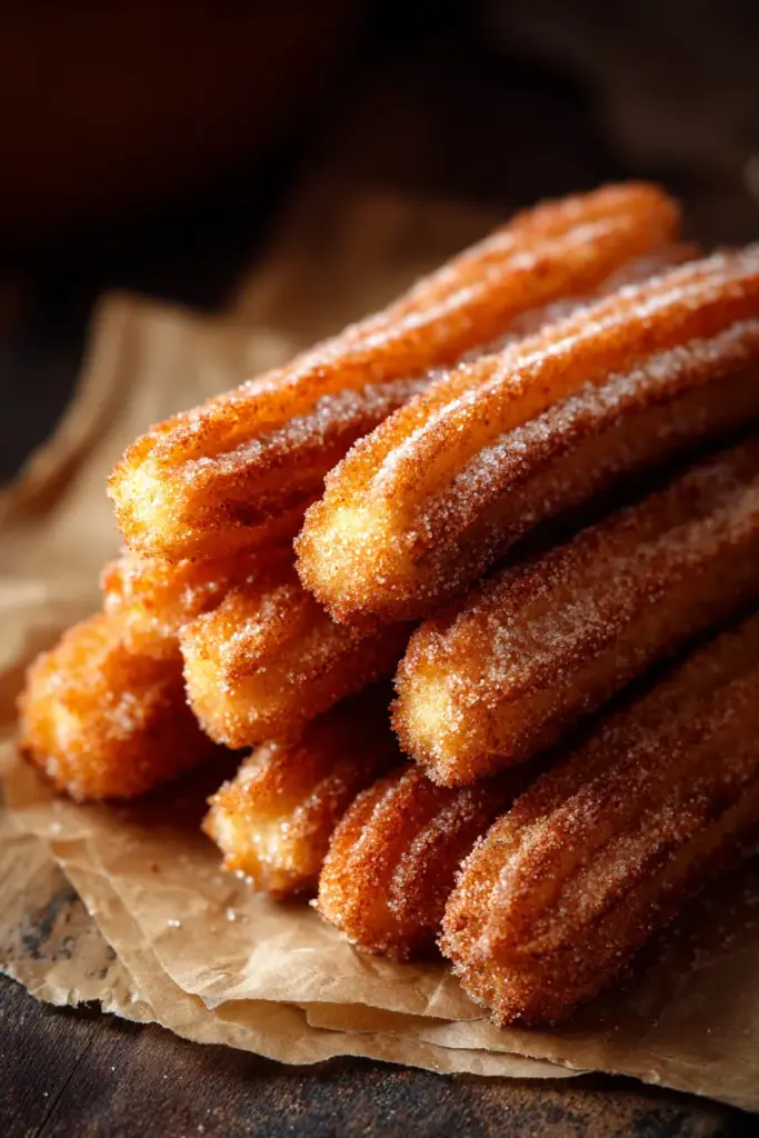 Churros con Azúcar y Canela