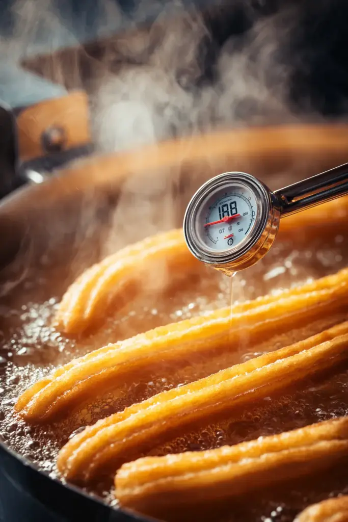 Cocción de los Churros