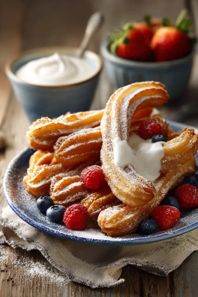 Desayuno de Churros de Avena