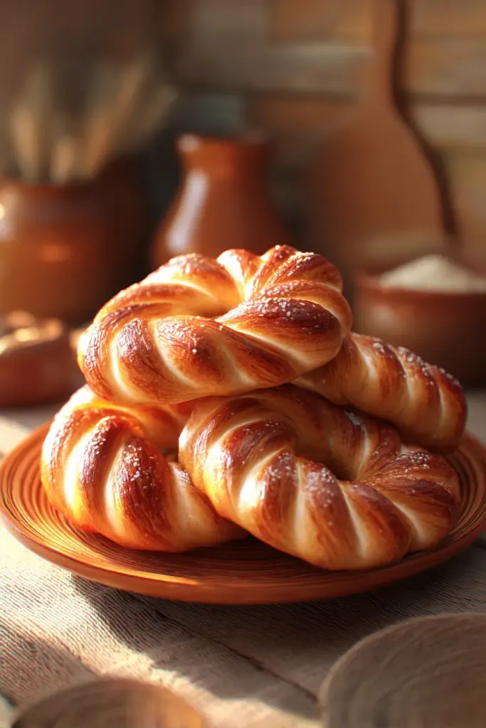 Donas Trenzadas de Canela