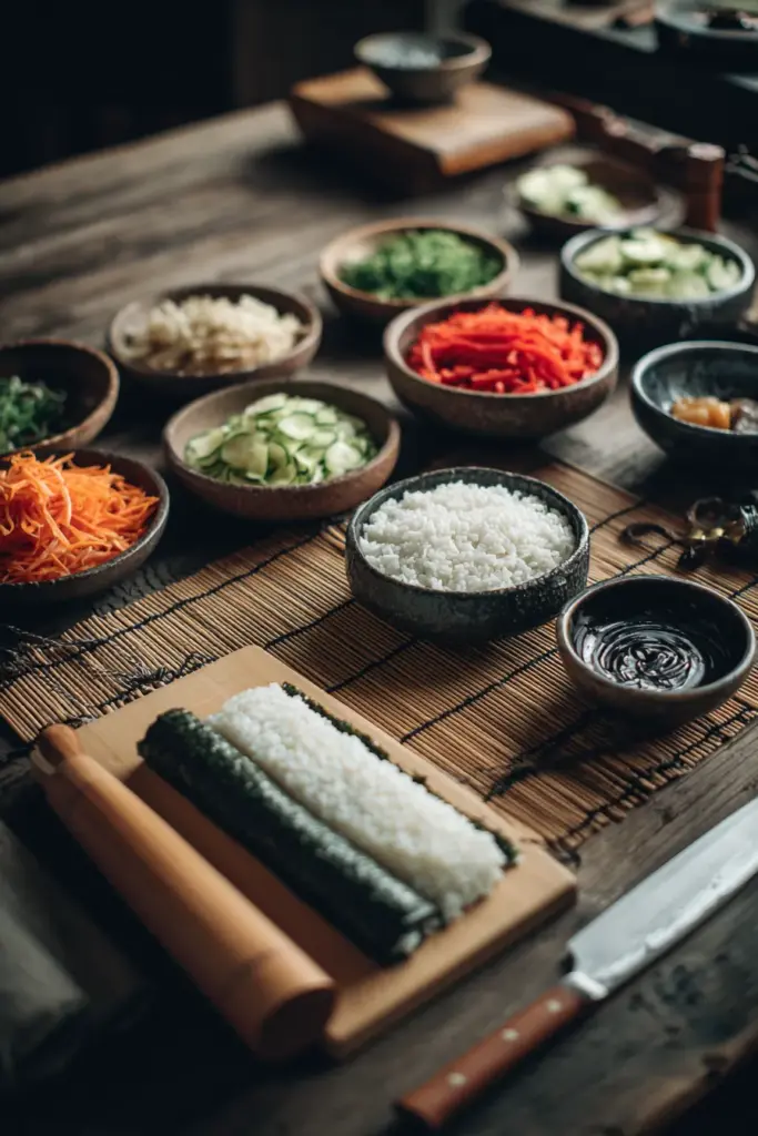 Espacio de trabajo de sushi