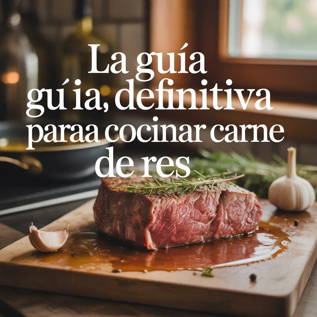 La Guía Definitiva para Cocinar Carne de Res
