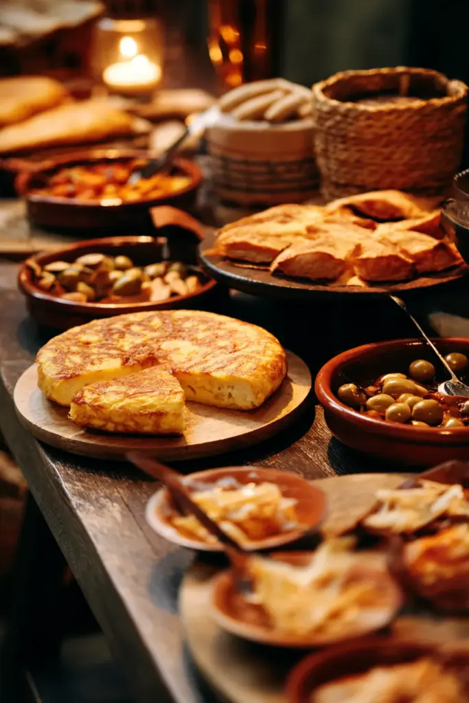 Mesa de Tapeo Español