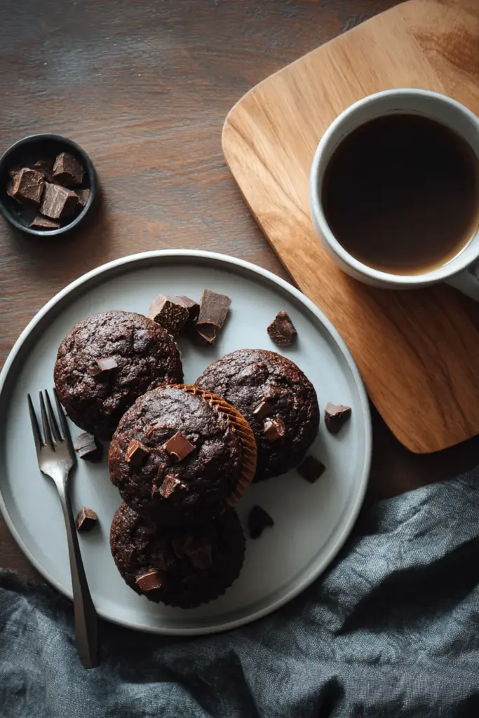 Muffins de Doble Chocolate