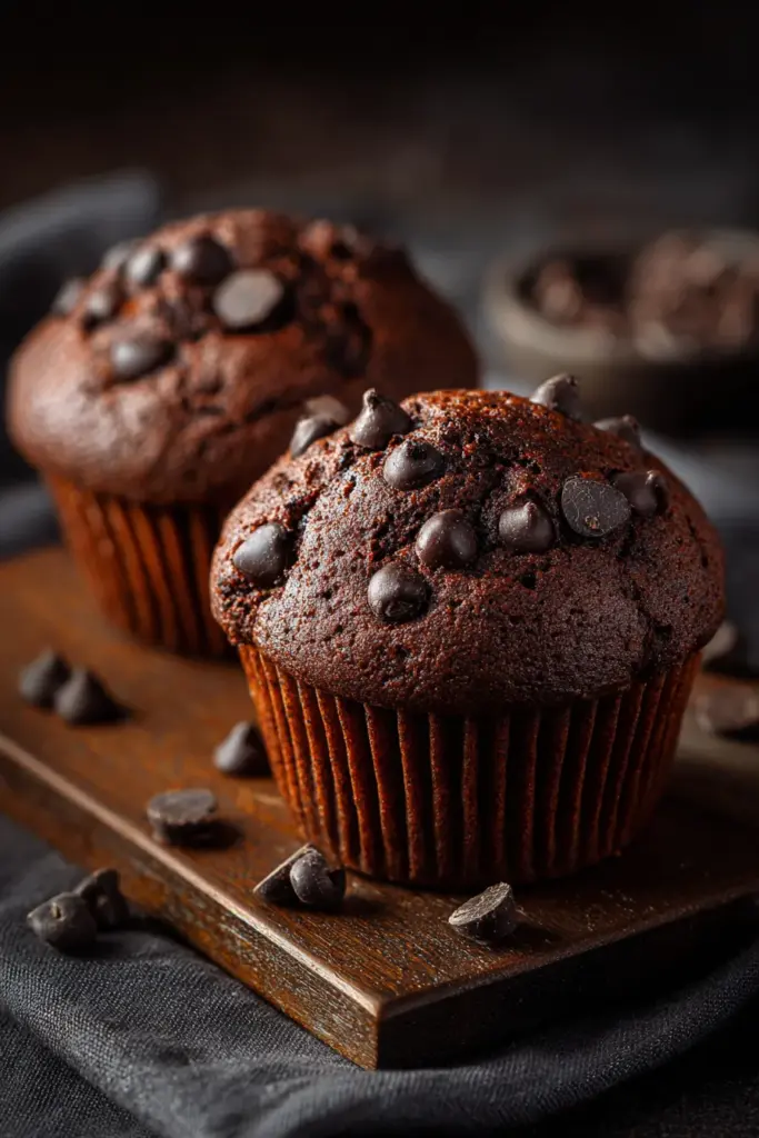 Muffins de Doble Chocolate