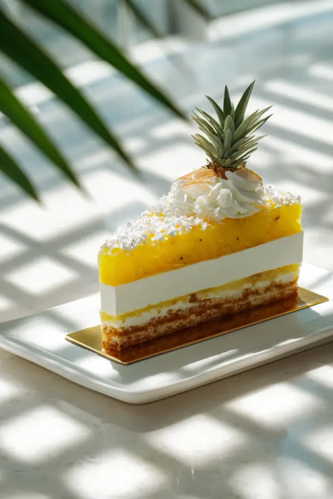 Pastel Soñado de Piña y Coco