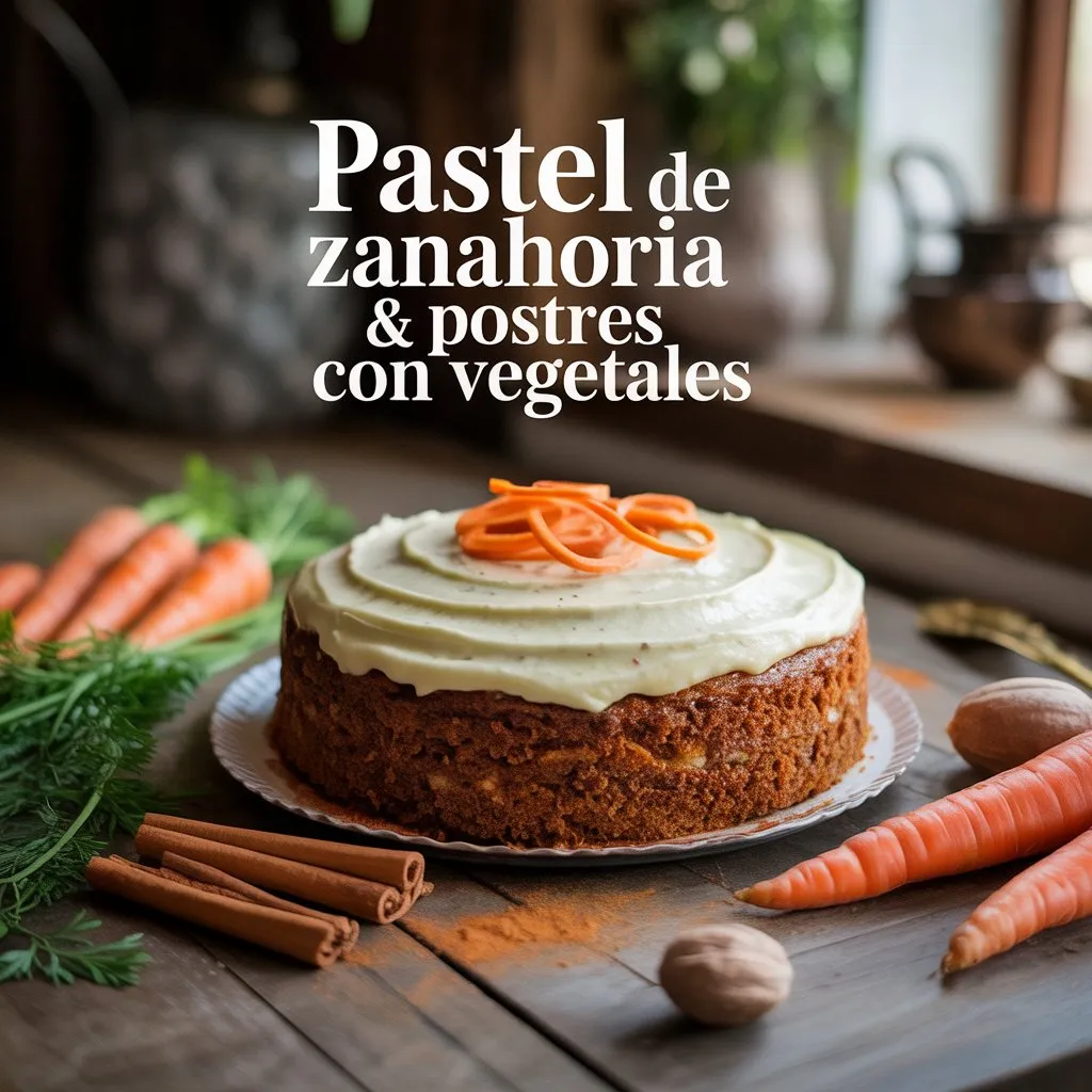 Pastel de Zanahoria & Postres con Vegetales