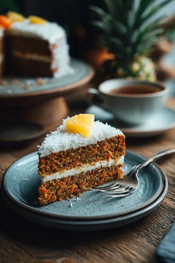 Pastel de Zanahoria con Piña