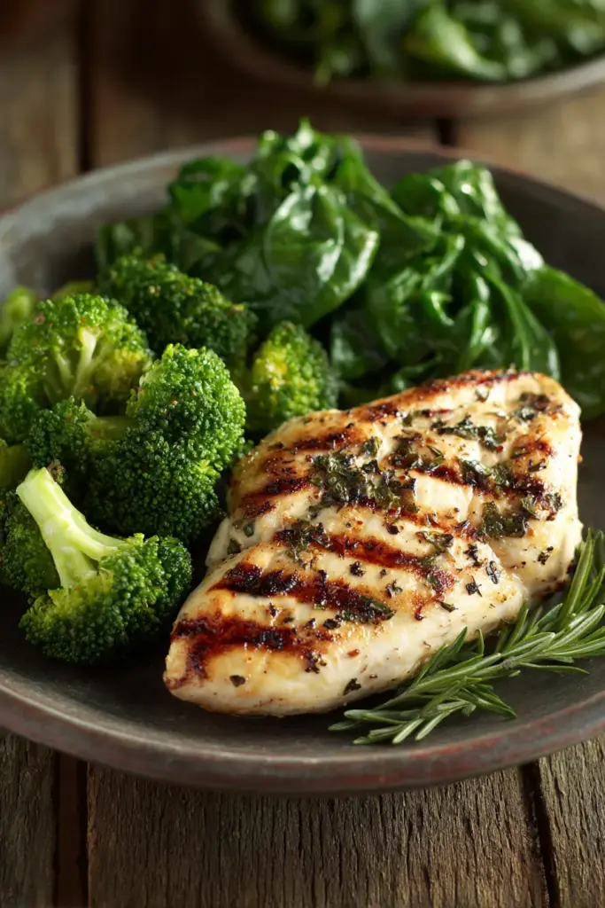 Pollo y Verdes