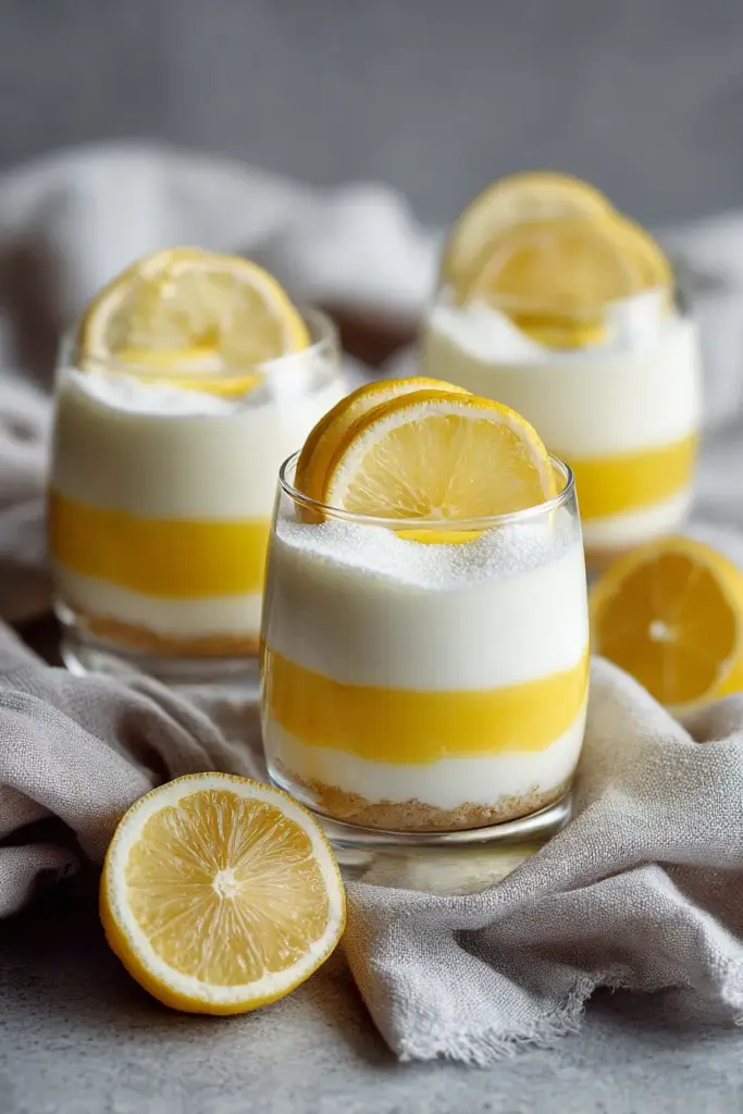 Postre de Limón Sin Horno