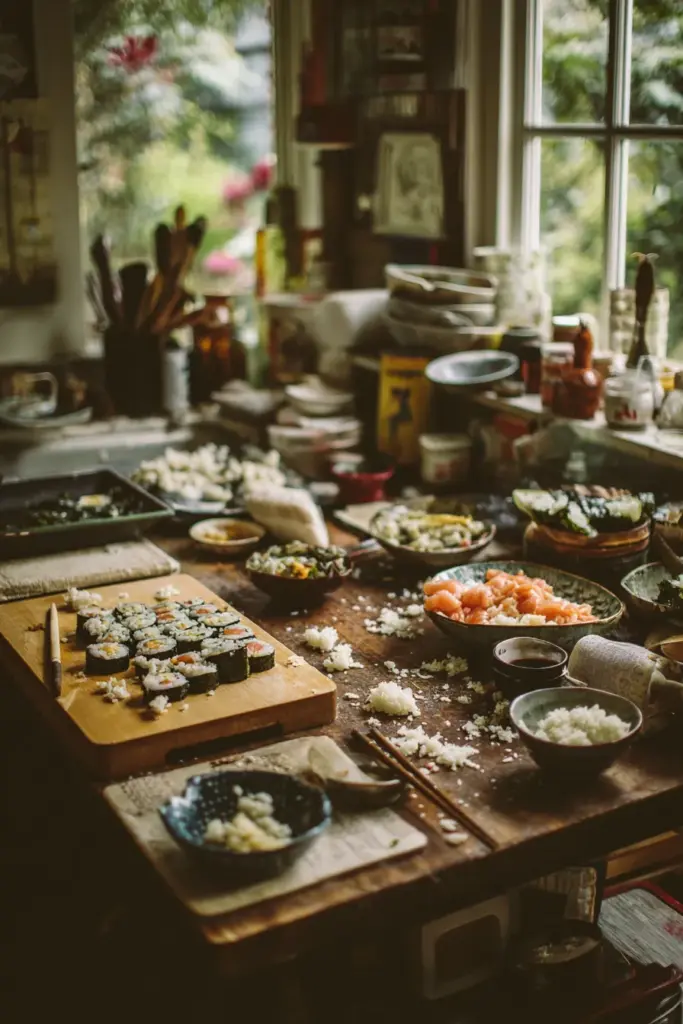 Primer intento de sushi