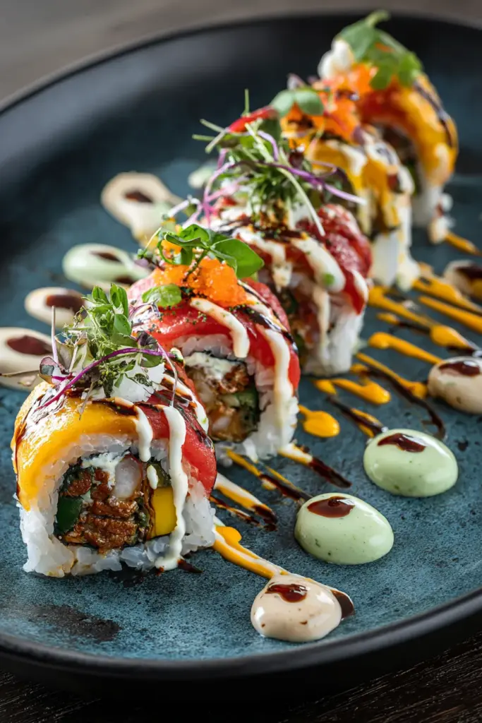 Salsas creativas para sushi