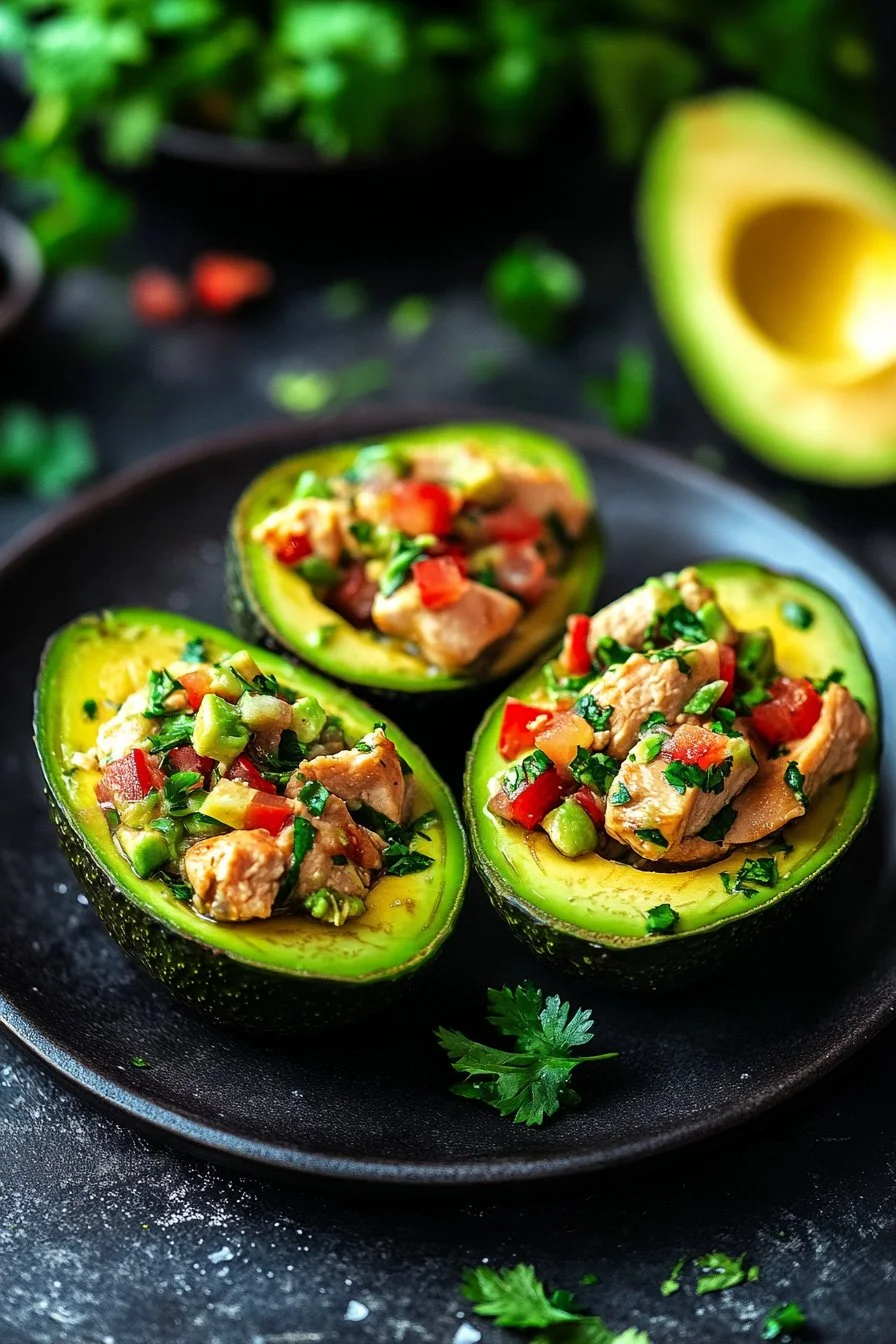 Aguacate con Pollo