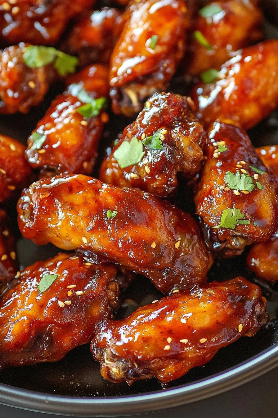 Alitas de Pollo Dulces y Picantes
