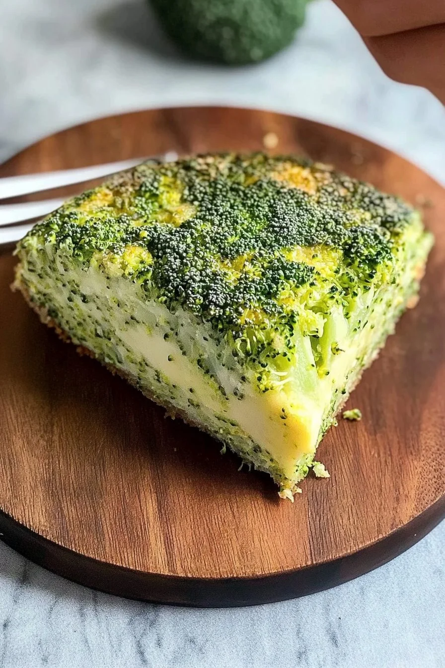 Bajo en carbohidratos: Torta de Brócoli