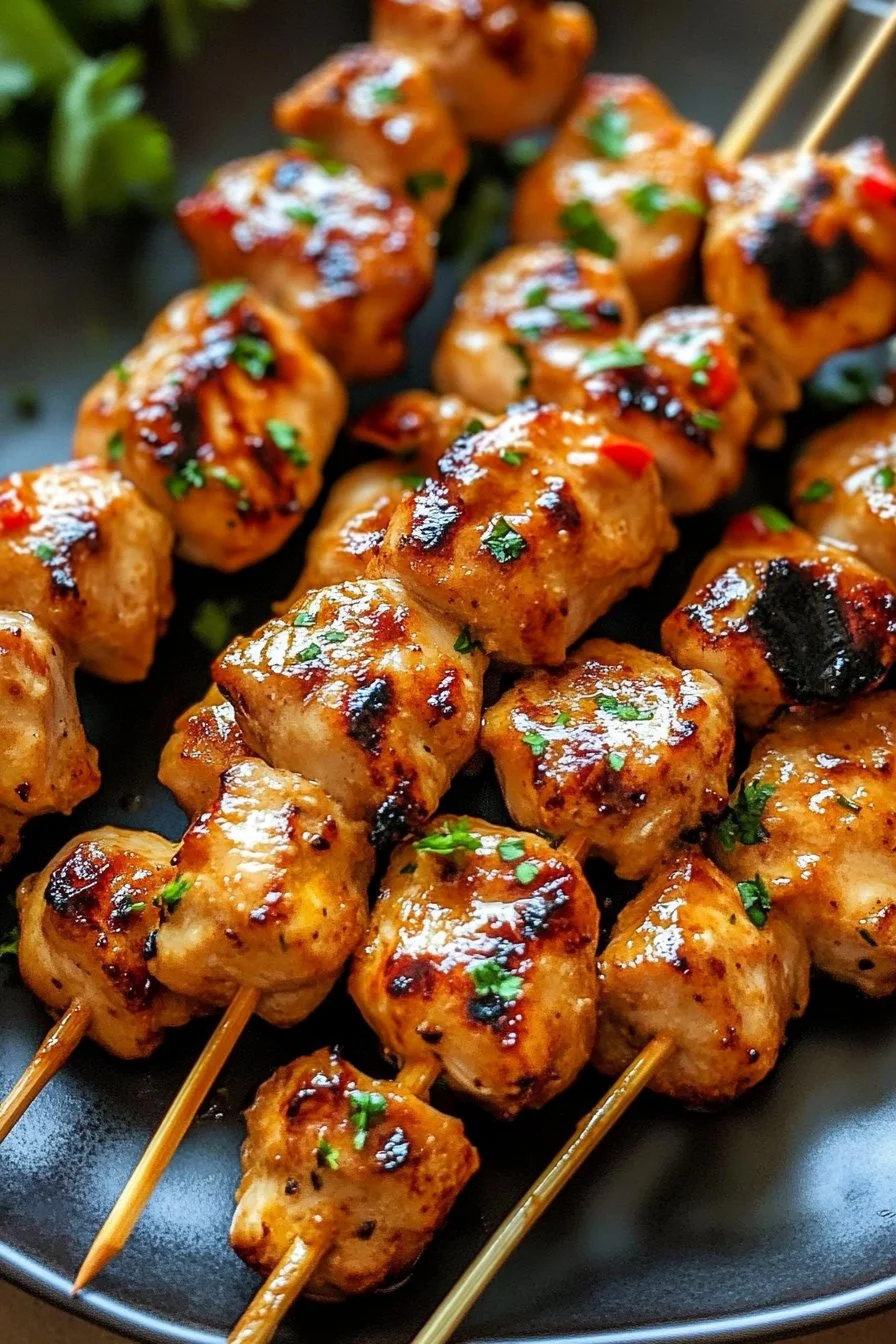 Brochetas de Pollo Bang Bang