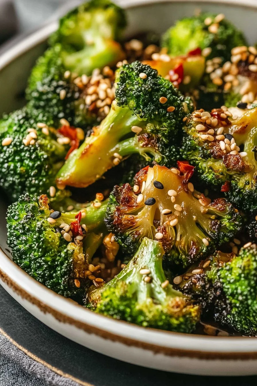 Brócoli Asado con Miso