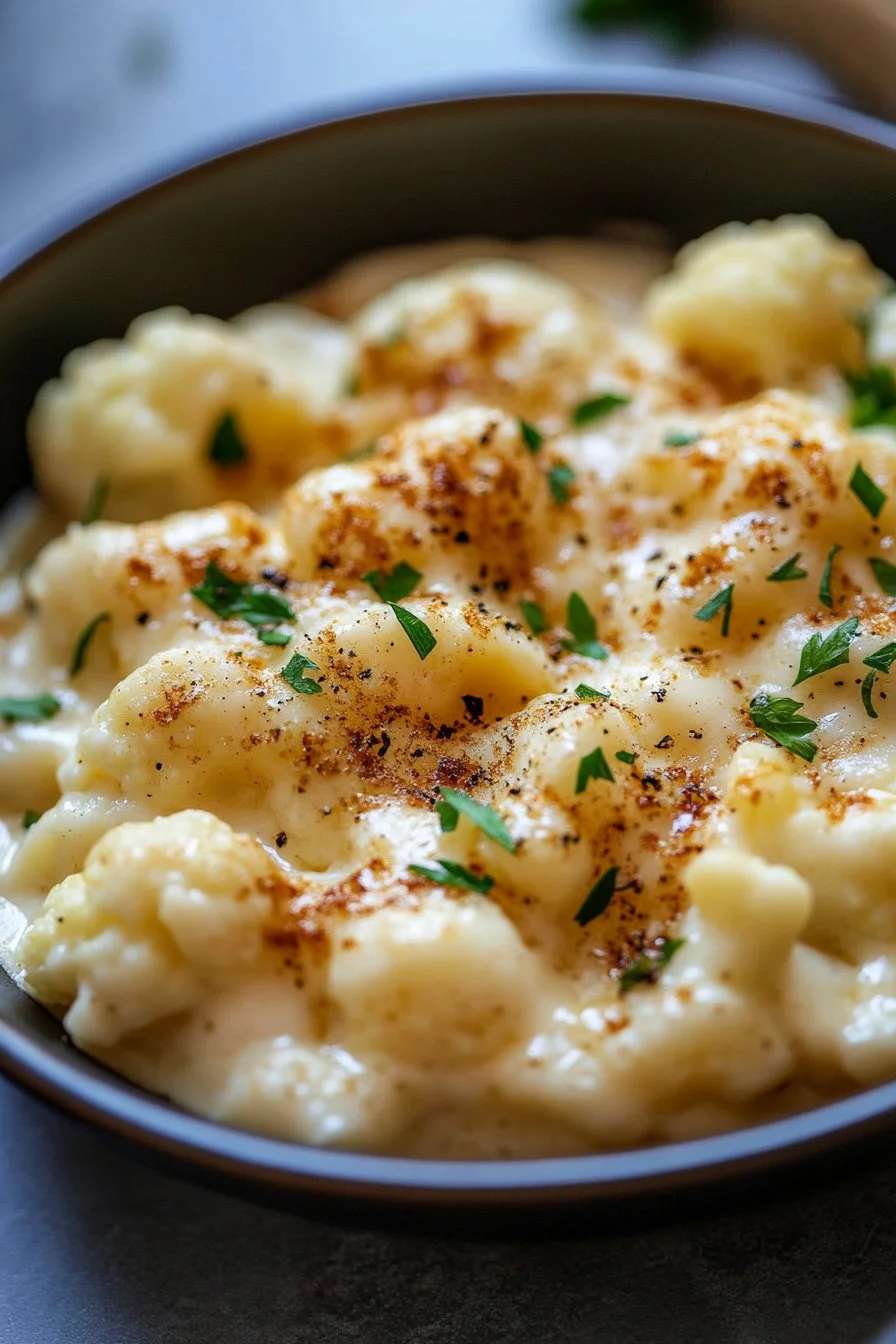 Coliflor gratinado