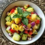 Ensalada de Piña y Pepino