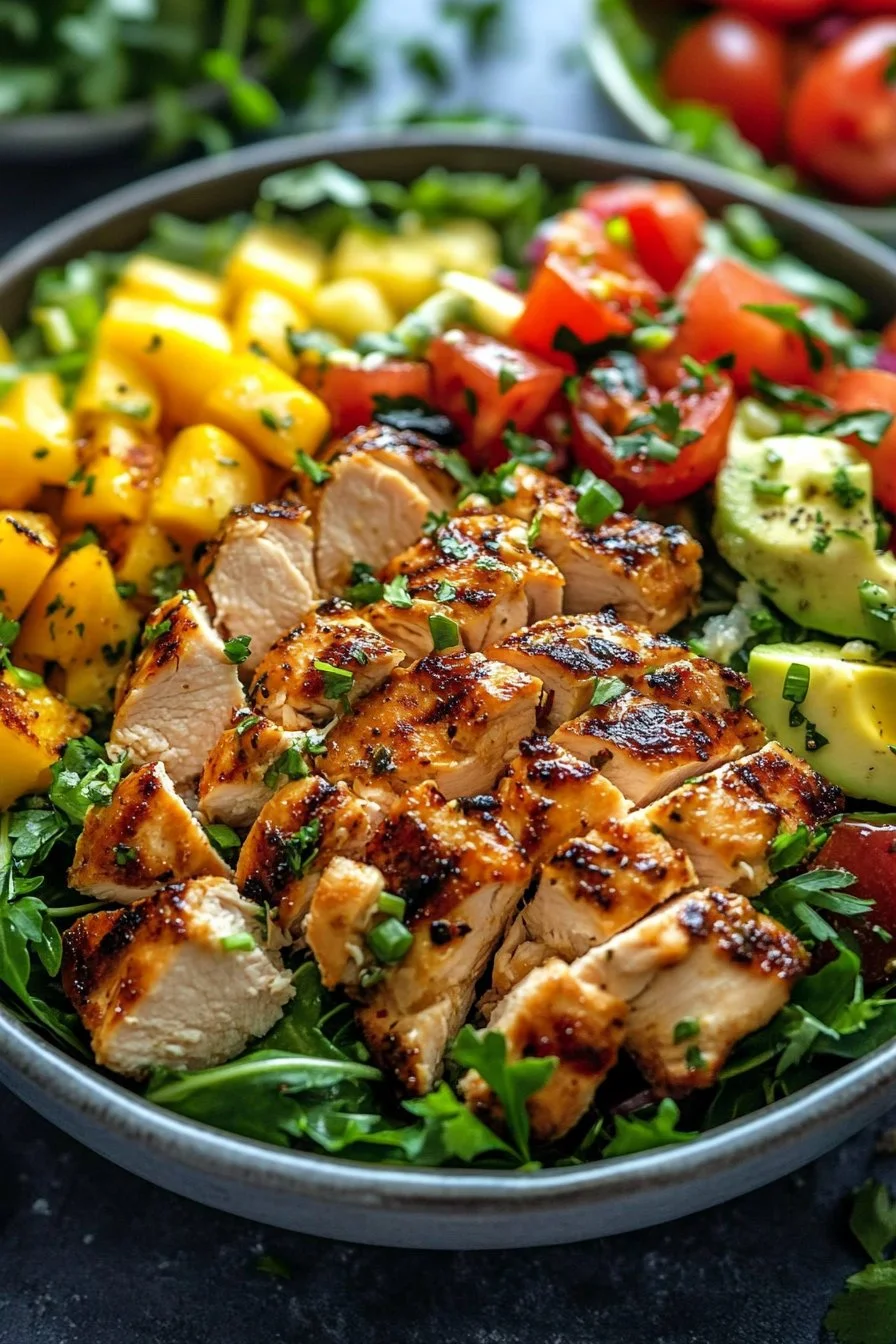 Ensalada de Pollo Hawaiana: Plan Flexi de Salud Integral y Sin Gluten