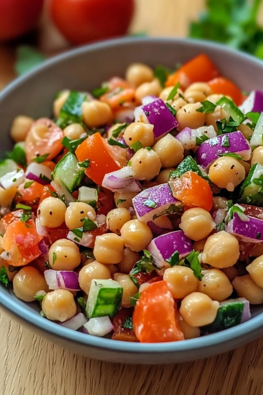 Ensalada Garbanzos Mediterránea