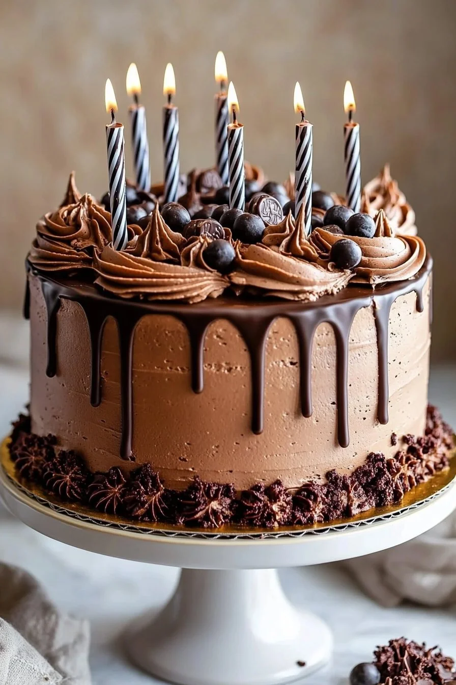 Ideas de decoración de pasteles de chocolate perfectos para cumpleaños