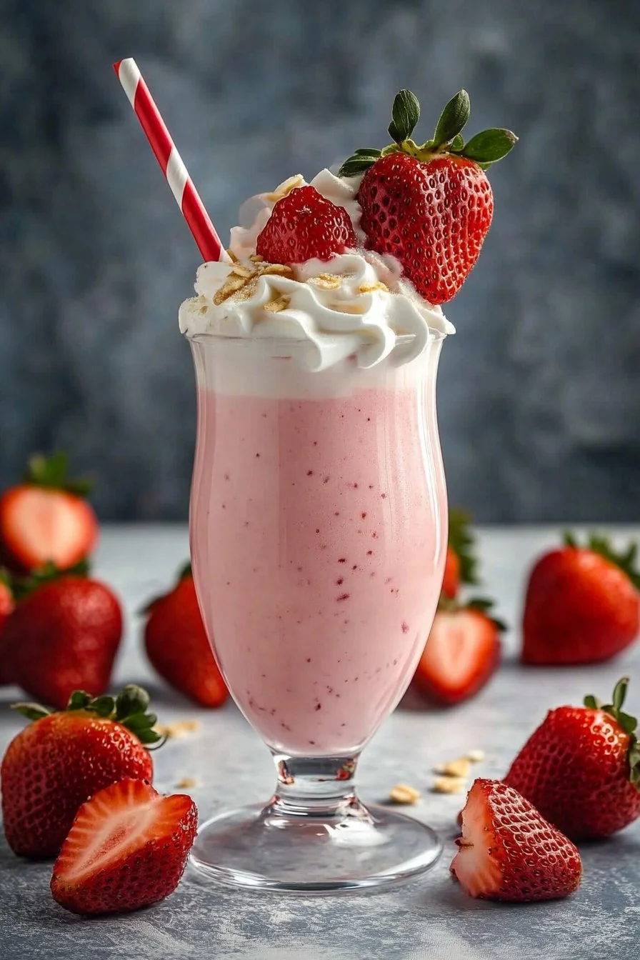 Malteada de Fresa