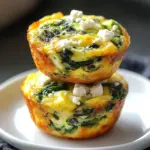 Muffins de Huevo con Espinacas y Feta