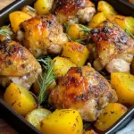 Muslos de Pollo con Papas