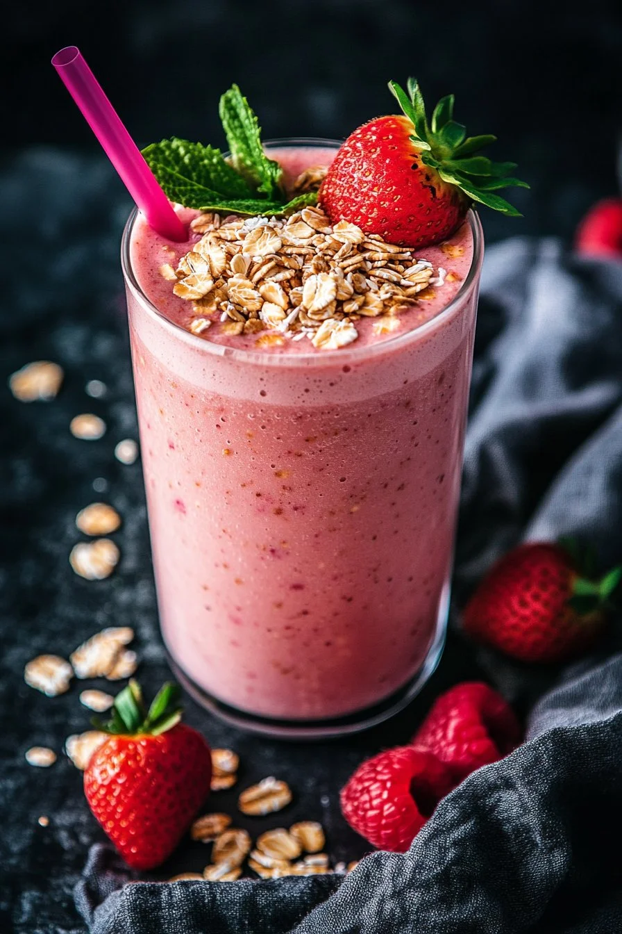 Oat smoothies for breakfast