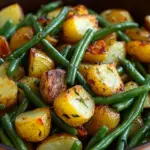 Papas y Judías Verdes al Horno