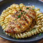 Pasta con Pollo y Ajo Crema de Parmesano que Desearás Cada Semana