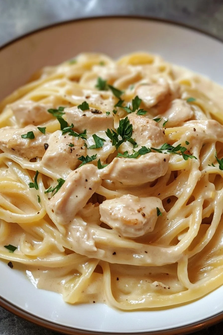 Pasta Cremosa con Pollo