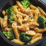 Pasta Cremosa de Pollo y Brócoli