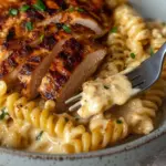 Pasta de Pollo con Ajo y Parmesano