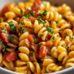 Pasta de Pollo con Salsa de Tomate Cremosa