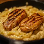 Pasta with Chicken and Garlic Parmesan Sauce in One Pot