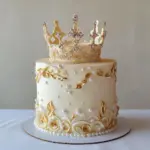 pastel con corona