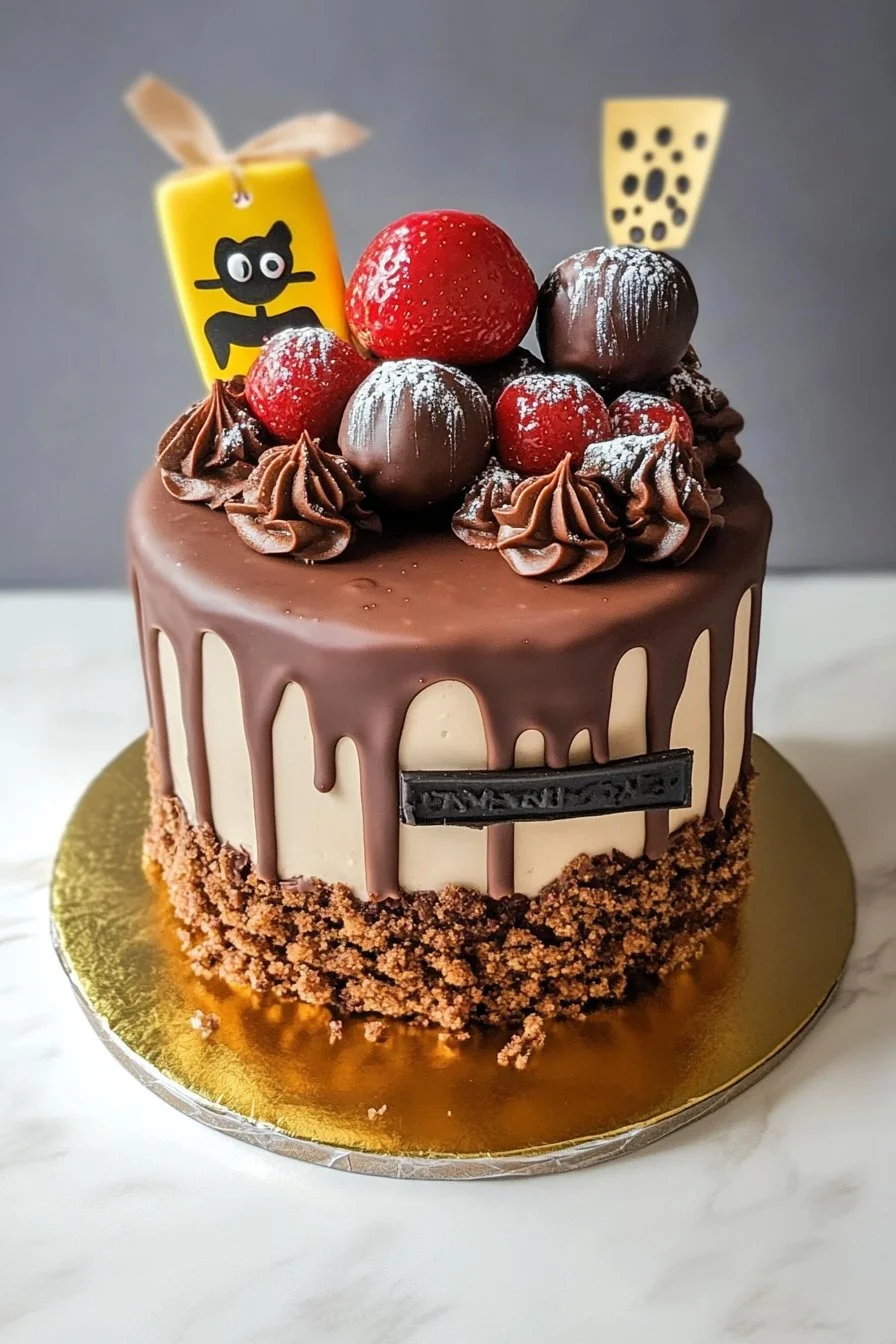 Pastel de Chocolate con Trufa