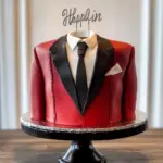 Pastel de Cumpleaños Elegante decorado para celebrar una fiesta especial.