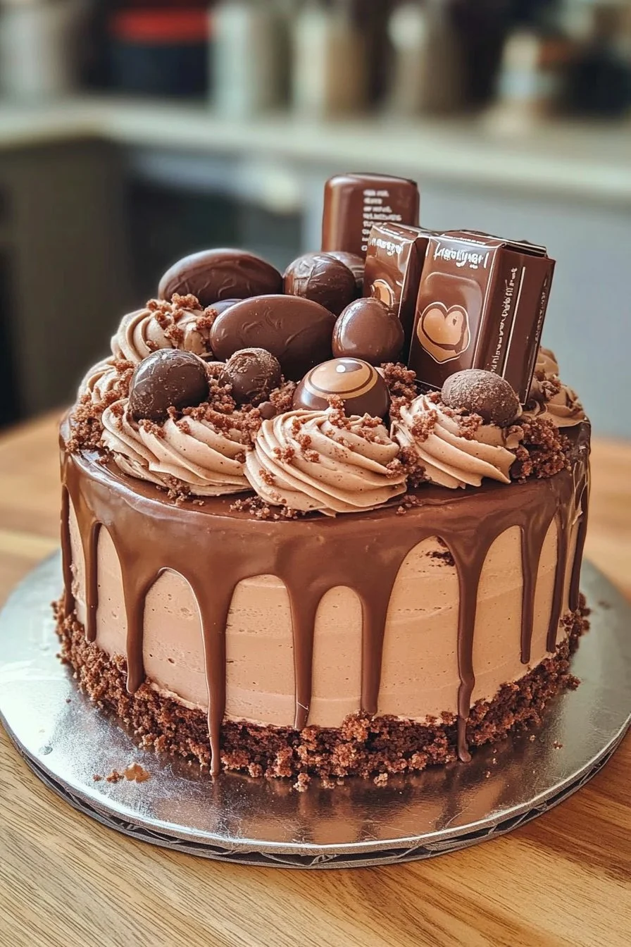 Pastel de Nutella Kinder Bueno