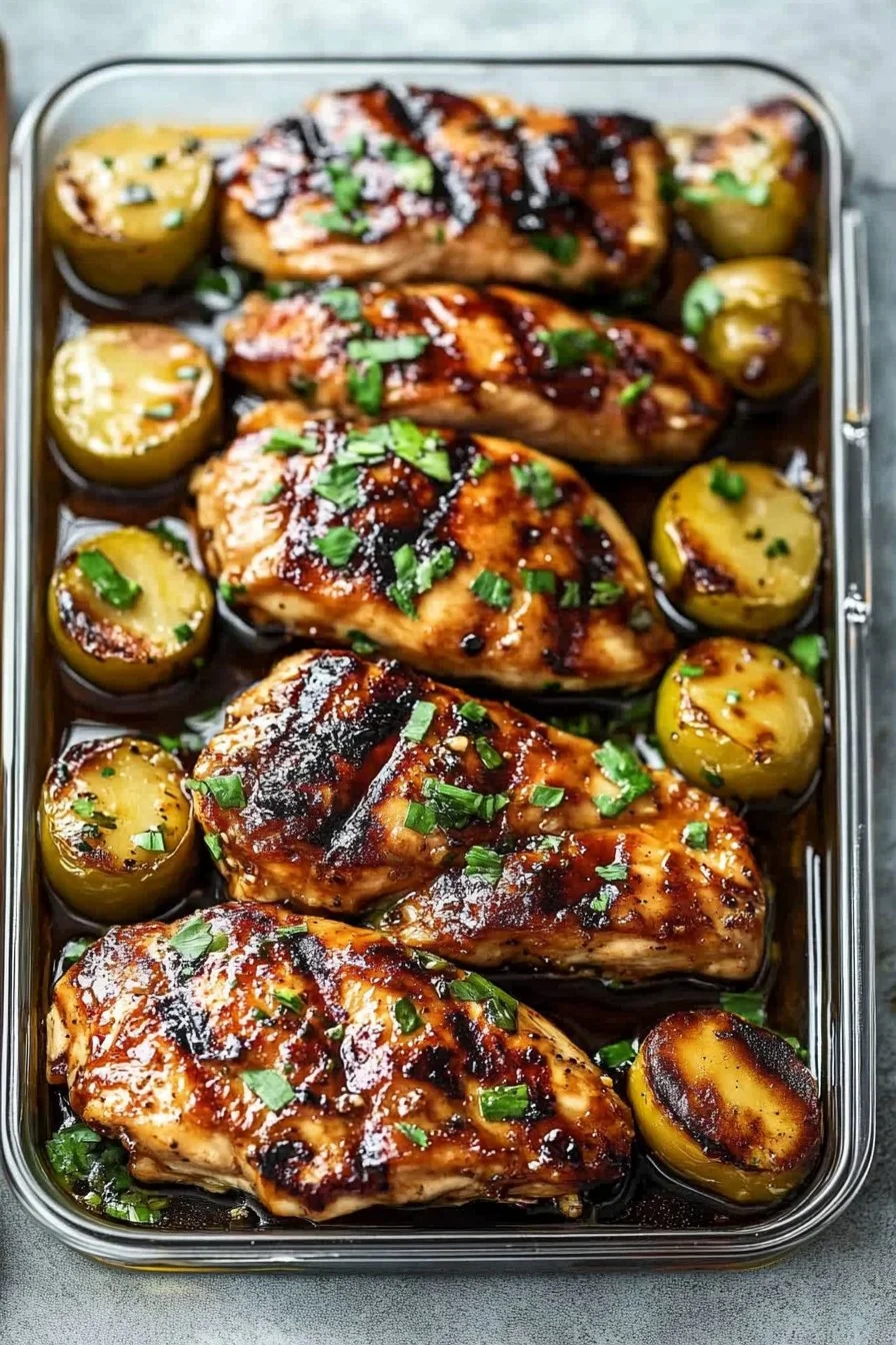 Pechuga de Pollo Glaseada